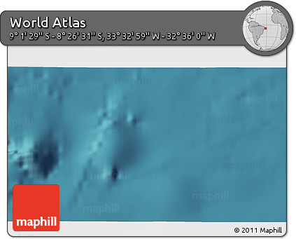 Satellite 3D Map of the Area around 8° 44' 0" S, 33° 4' 30" W