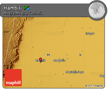 Physical Map of Hambili