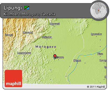 Physical 3D Map of Lipungi