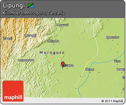 Physical 3D Map of Lipungi