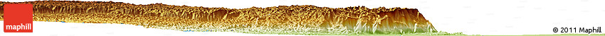 Physical Horizon Map of the Area around 8° 44' 0" S, 35° 46' 29" E