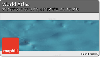 Satellite Panoramic Map of the Area around 8° 44' 0" S, 41° 43' 30" E