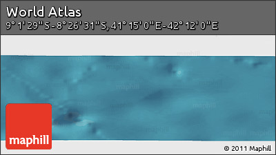 Satellite Panoramic Map of the Area around 8° 44' 0" S, 41° 43' 30" E