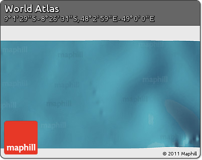 Satellite 3D Map of the Area around 8° 44' 0" S, 48° 31' 29" E