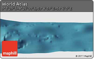 Satellite Panoramic Map of the Area around 8° 44' 0" S, 53° 37' 30" E