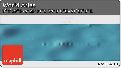 Satellite Panoramic Map of the Area around 8° 44' 0" S, 54° 28' 30" E
