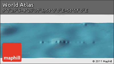 Satellite Panoramic Map of the Area around 8° 44' 0" S, 54° 28' 30" E