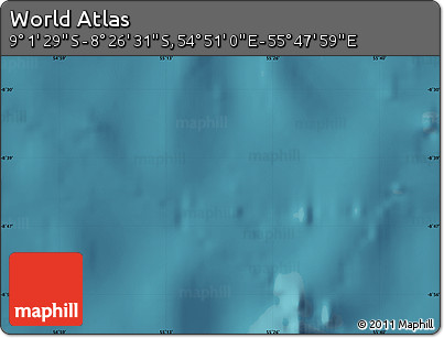Satellite Map of the Area around 8° 44' 0" S, 55° 19' 30" E