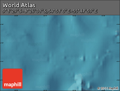 Satellite Map of the Area around 8° 44' 0" S, 55° 19' 30" E