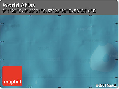 Satellite Map of the Area around 8° 44' 0" S, 57° 52' 30" E