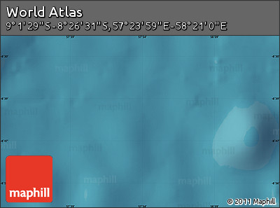 Satellite Map of the Area around 8° 44' 0" S, 57° 52' 30" E