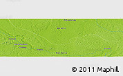 Physical Panoramic Map of the area around 8° 44' 0" S, 61° 58' 30" W