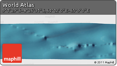 Satellite Panoramic Map of the Area around 8° 44' 0" S, 64° 40' 30" E
