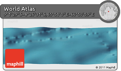 Satellite Panoramic Map of the Area around 8° 44' 0" S, 66° 22' 30" E