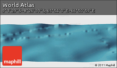 Satellite Panoramic Map of the Area around 8° 44' 0" S, 66° 22' 30" E