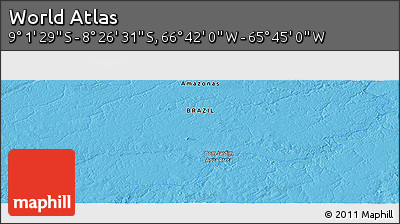 Political Panoramic Map of the Area around 8° 44' 0" S, 66° 13' 29" W