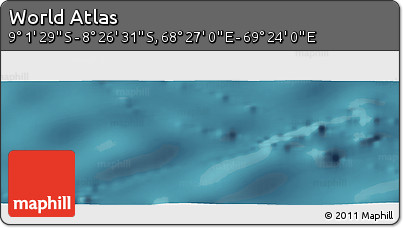 Satellite Panoramic Map of the Area around 8° 44' 0" S, 68° 55' 30" E