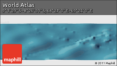 Satellite Panoramic Map of the Area around 8° 44' 0" S, 68° 55' 30" E