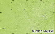 Physical Map of the area around 8° 44' 0" S, 72° 10' 30" W