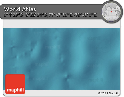 Satellite 3D Map of the Area around 8° 44' 0" S, 78° 16' 30" E