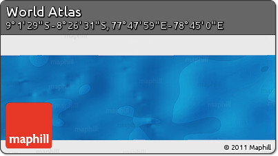 Political Panoramic Map of the Area around 8° 44' 0" S, 78° 16' 30" E