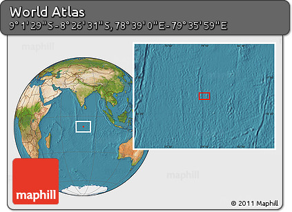 Satellite Location Map of the Area around 8° 44' 0" S, 79° 7' 30" E
