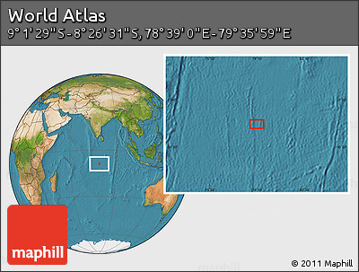 Satellite Location Map of the Area around 8° 44' 0" S, 79° 7' 30" E