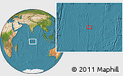Satellite Location Map of the area around 8° 44' 0" S, 79° 7' 30" E