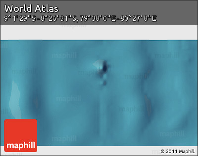 Satellite 3D Map of the Area around 8° 44' 0" S, 79° 58' 29" E