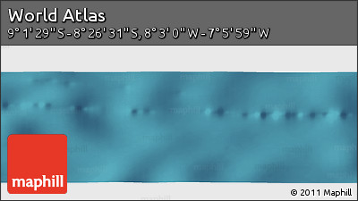 Satellite Panoramic Map of the Area around 8° 44' 0" S, 7° 34' 30" W