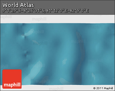 Satellite 3D Map of the Area around 8° 44' 0" S, 81° 40' 30" E
