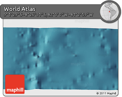 Satellite 3D Map of the Area around 8° 44' 0" S, 81° 31' 30" W