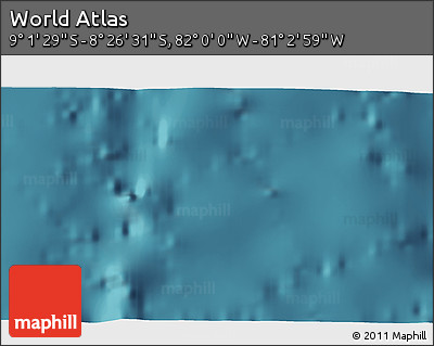 Satellite 3D Map of the Area around 8° 44' 0" S, 81° 31' 30" W