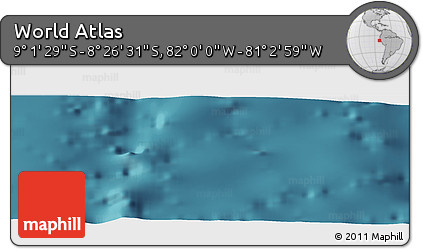 Satellite Panoramic Map of the Area around 8° 44' 0" S, 81° 31' 30" W