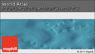 Satellite Panoramic Map of the Area around 8° 44' 0" S, 82° 22' 30" W
