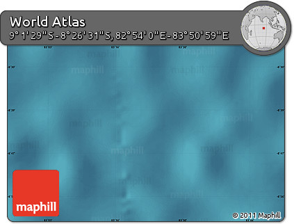 Satellite Map of the Area around 8° 44' 0" S, 83° 22' 30" E