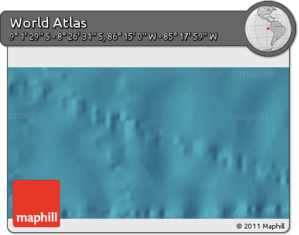 Satellite 3D Map of the Area around 8° 44' 0" S, 85° 46' 30" W