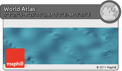 Satellite Panoramic Map of the Area around 8° 44' 0" S, 87° 37' 30" E
