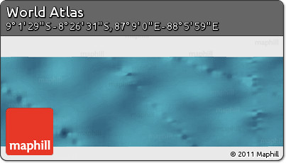 Satellite Panoramic Map of the Area around 8° 44' 0" S, 87° 37' 30" E