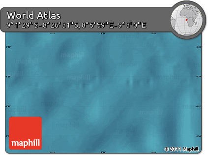 Satellite Map of the Area around 8° 44' 0" S, 8° 34' 29" E