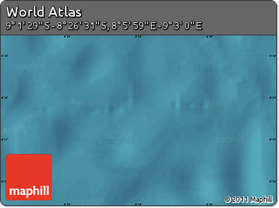 Satellite Map of the Area around 8° 44' 0" S, 8° 34' 29" E
