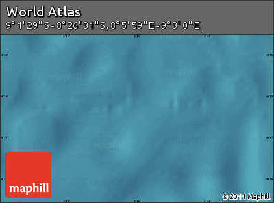 Satellite Map of the Area around 8° 44' 0" S, 8° 34' 29" E