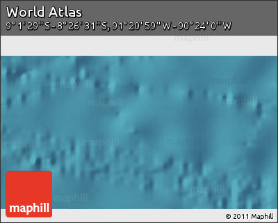 Satellite 3D Map of the Area around 8° 44' 0" S, 90° 52' 30" W