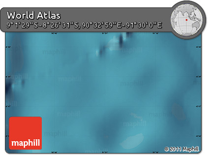 Satellite Map of the Area around 8° 44' 0" S, 91° 1' 30" E