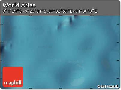 Satellite Map of the Area around 8° 44' 0" S, 91° 1' 30" E