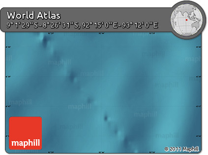 Satellite Map of the Area around 8° 44' 0" S, 92° 43' 29" E