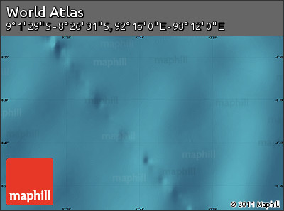 Satellite Map of the Area around 8° 44' 0" S, 92° 43' 29" E