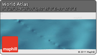 Satellite Panoramic Map of the Area around 8° 44' 0" S, 92° 43' 29" E
