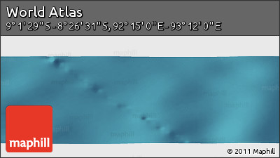 Satellite Panoramic Map of the Area around 8° 44' 0" S, 92° 43' 29" E