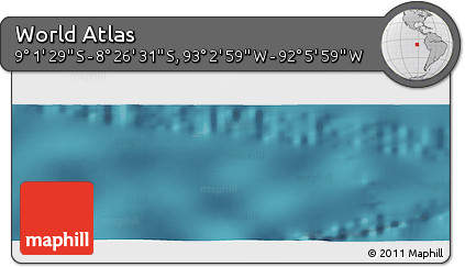 Satellite Panoramic Map of the Area around 8° 44' 0" S, 92° 34' 29" W